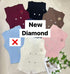 Knitted Collar Down Crystal Buttons Vest